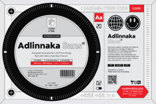 Adlinnaka Family: A Bold Minimalist Display Font for Marketers