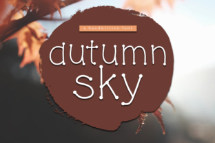 Autumn Sky: A Display Font for Bold Digital Branding