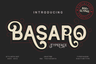 Basaro: A Timeless Display Font for Modern Branding