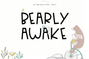 Bearly Awake Font for Whimsical Web Design