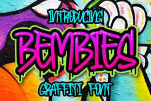 Bembies: A Graffiti-Inspired Display Font for Craft Creators