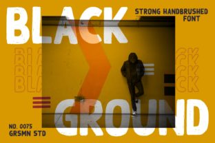 Black Ground: A Modern Display Font for Editorial Projects