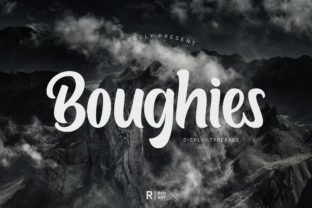 Boughies Bold Display Font for Eye-Catching Designs