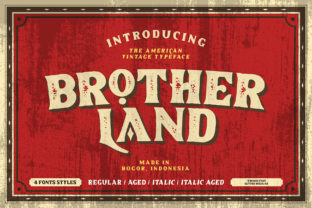 Brotherland: A Timeless Display Font for Modern Editorial Design