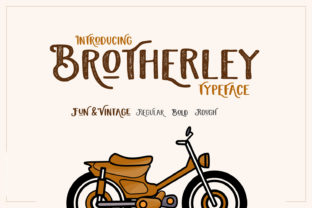 Brotherley Font for Bold and Vintage Web Designs