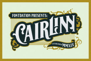 Cairlinn: A Vintage-Inspired Serif Font for Modern Editorial Design