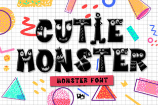 Cutie Monster Font for Bold and Expressive Editorial Designs