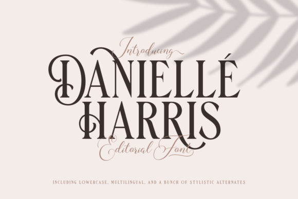 Danielle Harris: A Timeless Display Font for Elegant Design