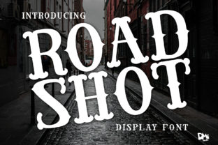 Enhance Your Designs with the Road Shot Display Font