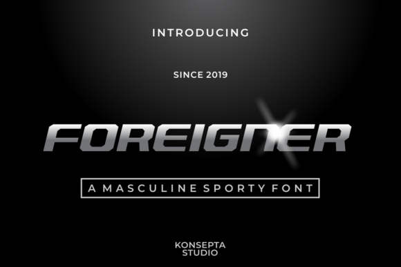 Foreigner Font for Bold and Elegant Branding
