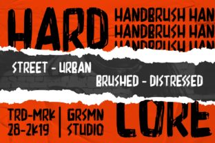 Hardcore Font for Bold Branding and Eye-Catching Campaigns