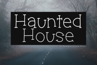 Haunted House Font for Spooky Editorial Designs