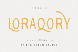Loraqory: A Sweet Display Font for Creative Makers