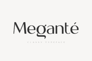 Megante: A Modern Display Font for Creative Projects