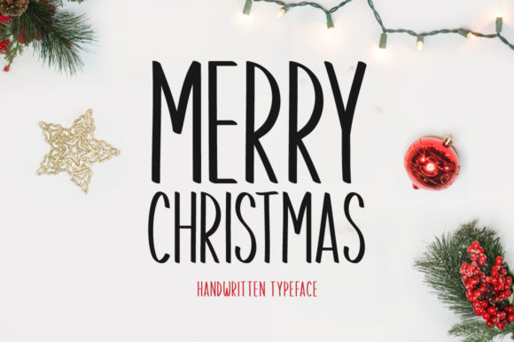 Merry Christmas Font for Festive Design Projects