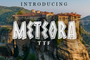 Meteora Font for Eye-Catching Campaign Designs