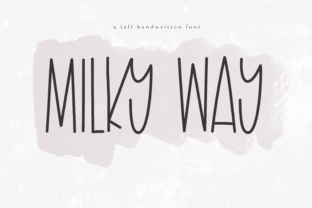 Milky Way: A Whimsical Display Font for Creative Campaigns