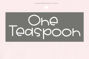 One Teaspoon: A Playful Font for Bold Editorial Design