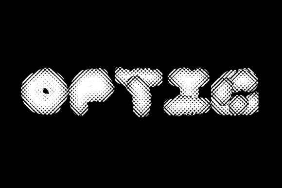 Optic Font for Bold Digital Branding and Eye-Catching Web Design