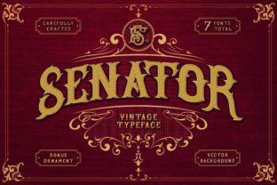 Sensor Font: A Bold Vintage Display Typeface