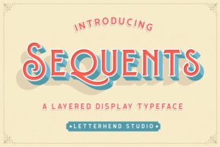 Sequents: A Display Font for Elegant Typography