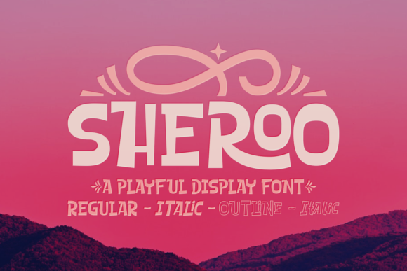 Sheroo: A Playful Display Font for Standout Branding