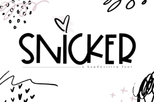 Snicker: A Charming Display Font for Digital Branding