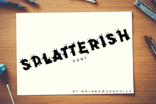 Splatterish: A Playful Font for Bold Branding