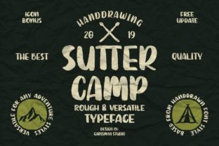Sutter Camp Font for Branding and Design
