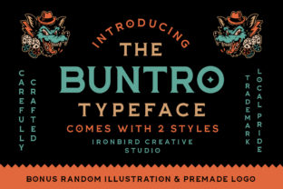 The Buntro: A Modern Display Font for Standout Web Design
